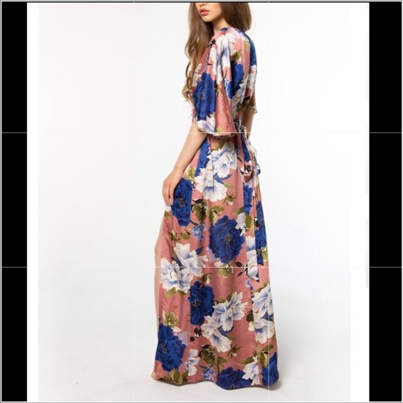 truth + wisdom Dresses & Skirts - 🔵Truth + Wisdom NWT Mauve Floral Empress M…